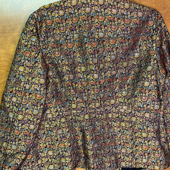 Coldwater Creek paisley blazer SM - Picture 2 of 6